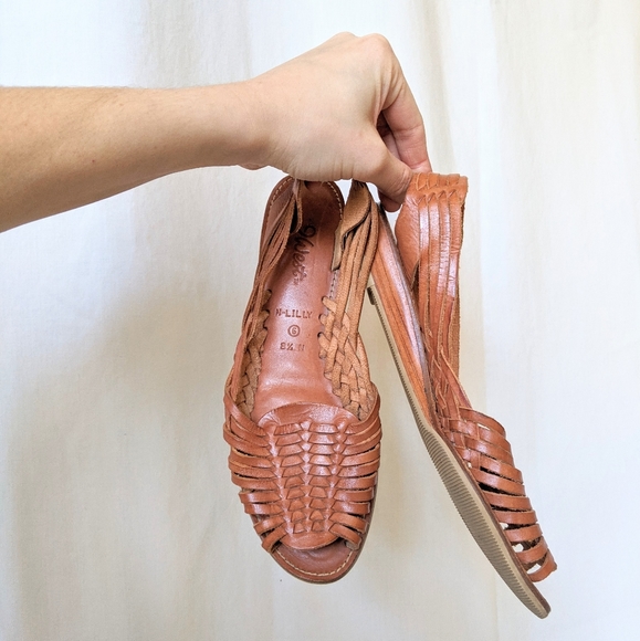 Vintage Shoes - Vintage Huarache Flats